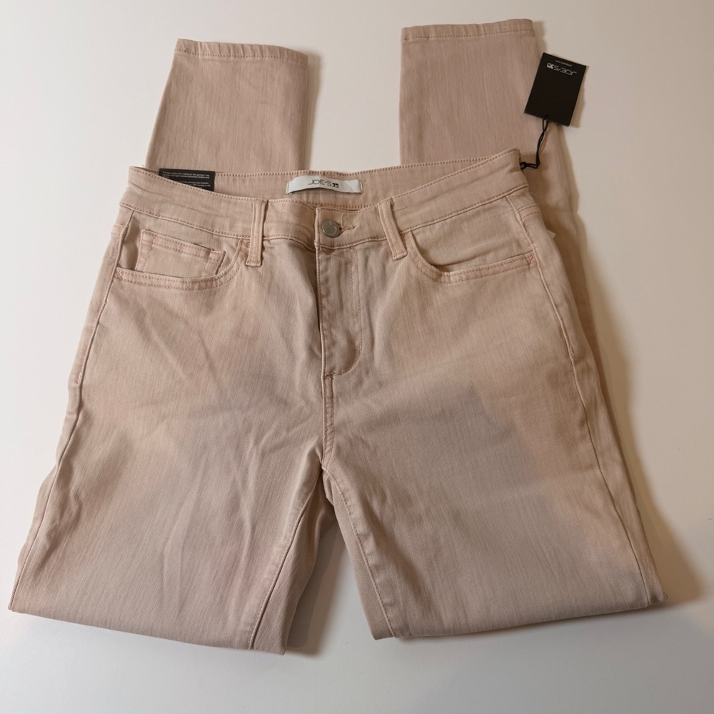 Joes Jeans Skinny Ankle Pants Pale Rose Pink Women Size 28 NWT